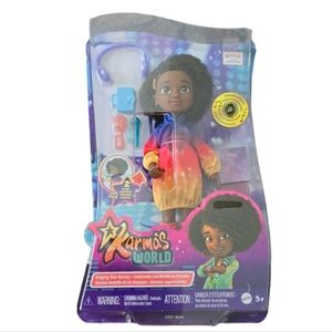 MATTELS KARMAS WORLD SINGING STAR KARMA FIGURE AND ACCESSORIES